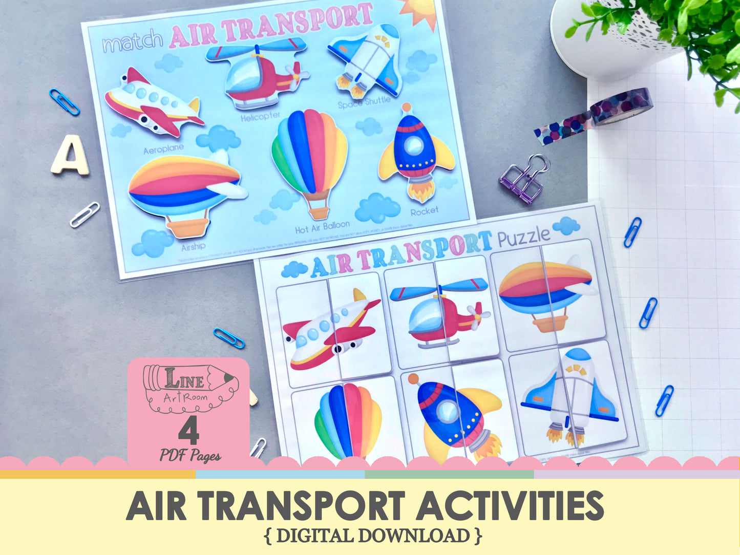 Air Transport Matching & Puzzle Top Overview