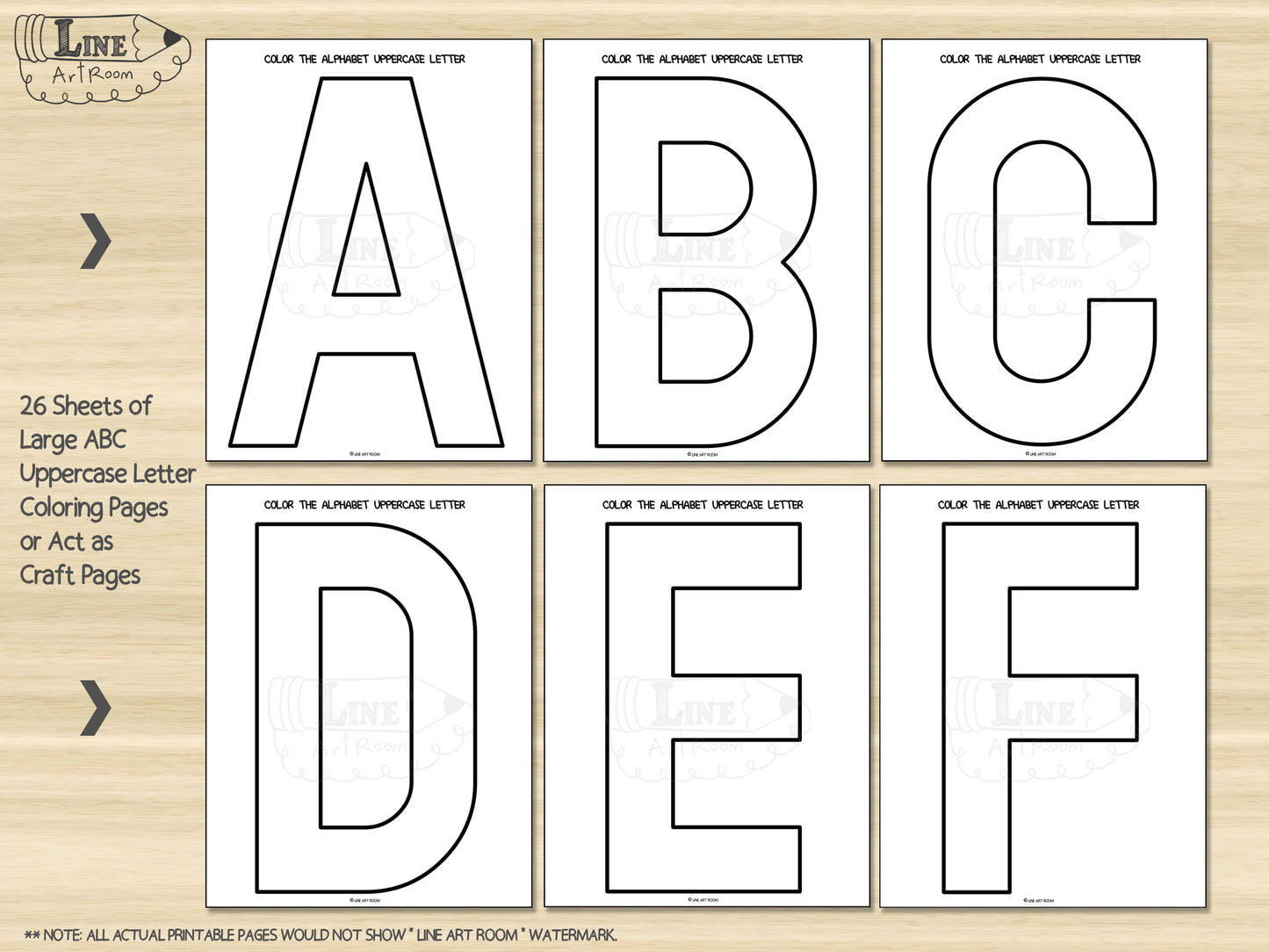 Alphabet Uppercase Letters Activity 1