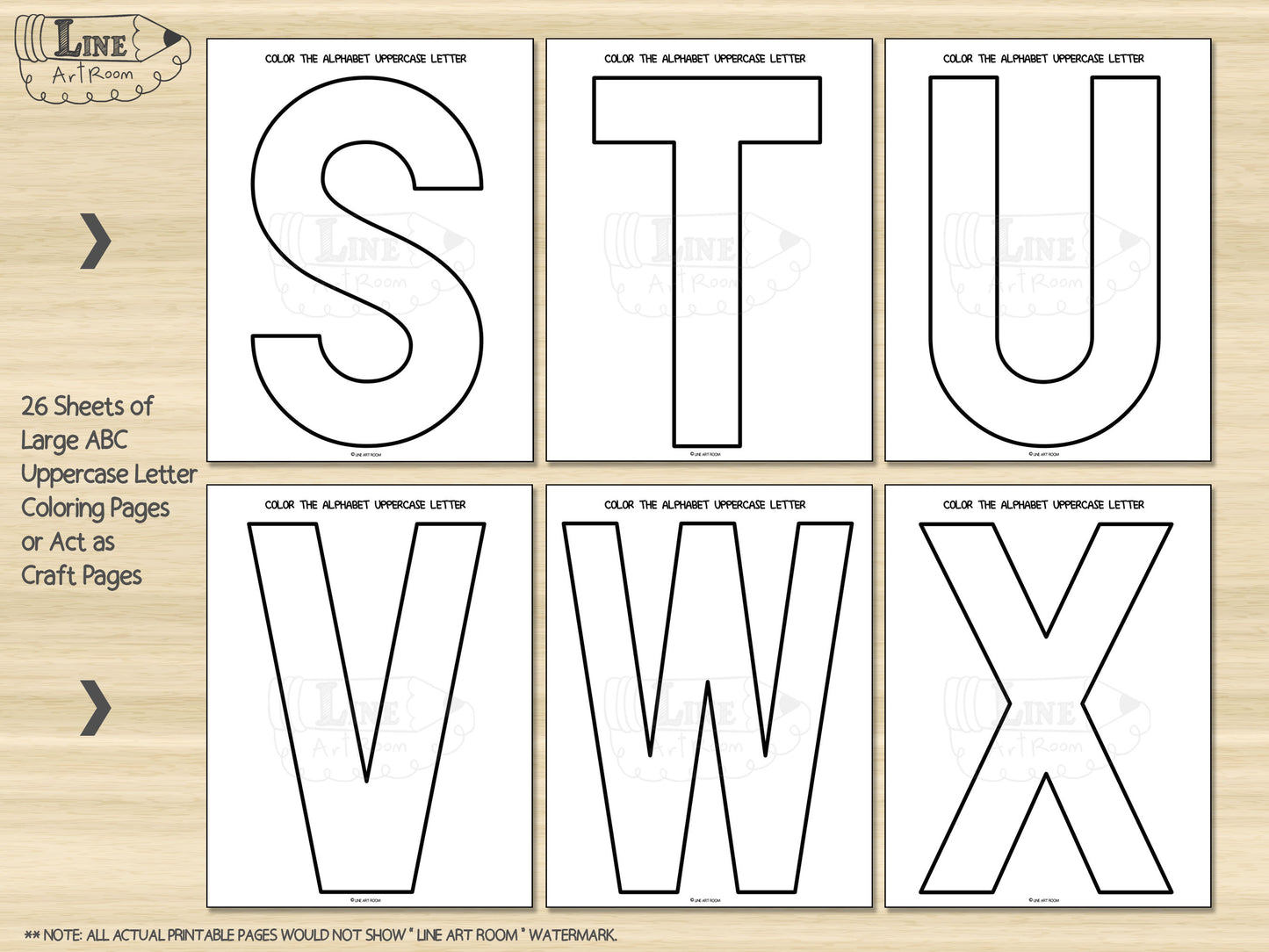 Alphabet Uppercase Letters Activity 4