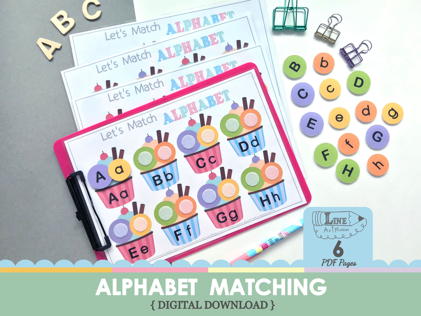 Alphabet Matching Top Overview
