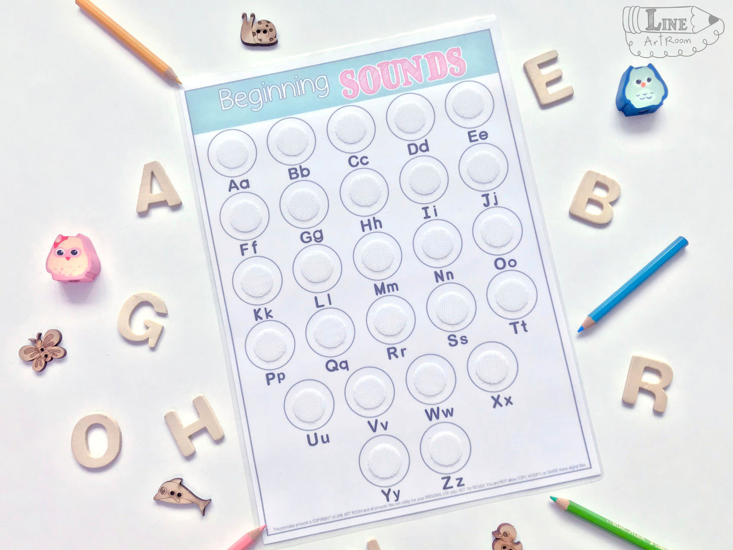 Phonics Beginning Sounds Activity Sheet