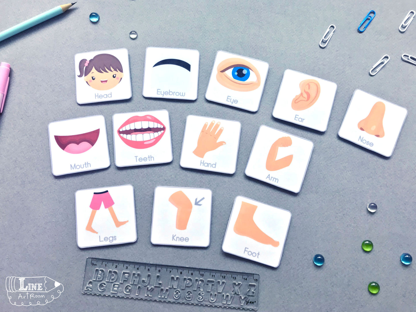 Body Parts Matching CutOut