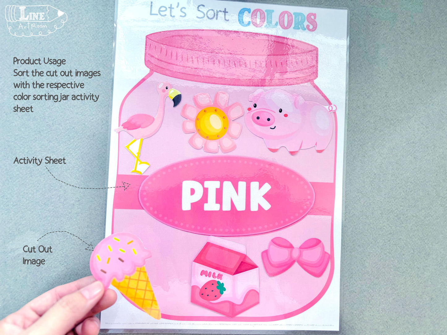 Color Sorting Jar Activity 3