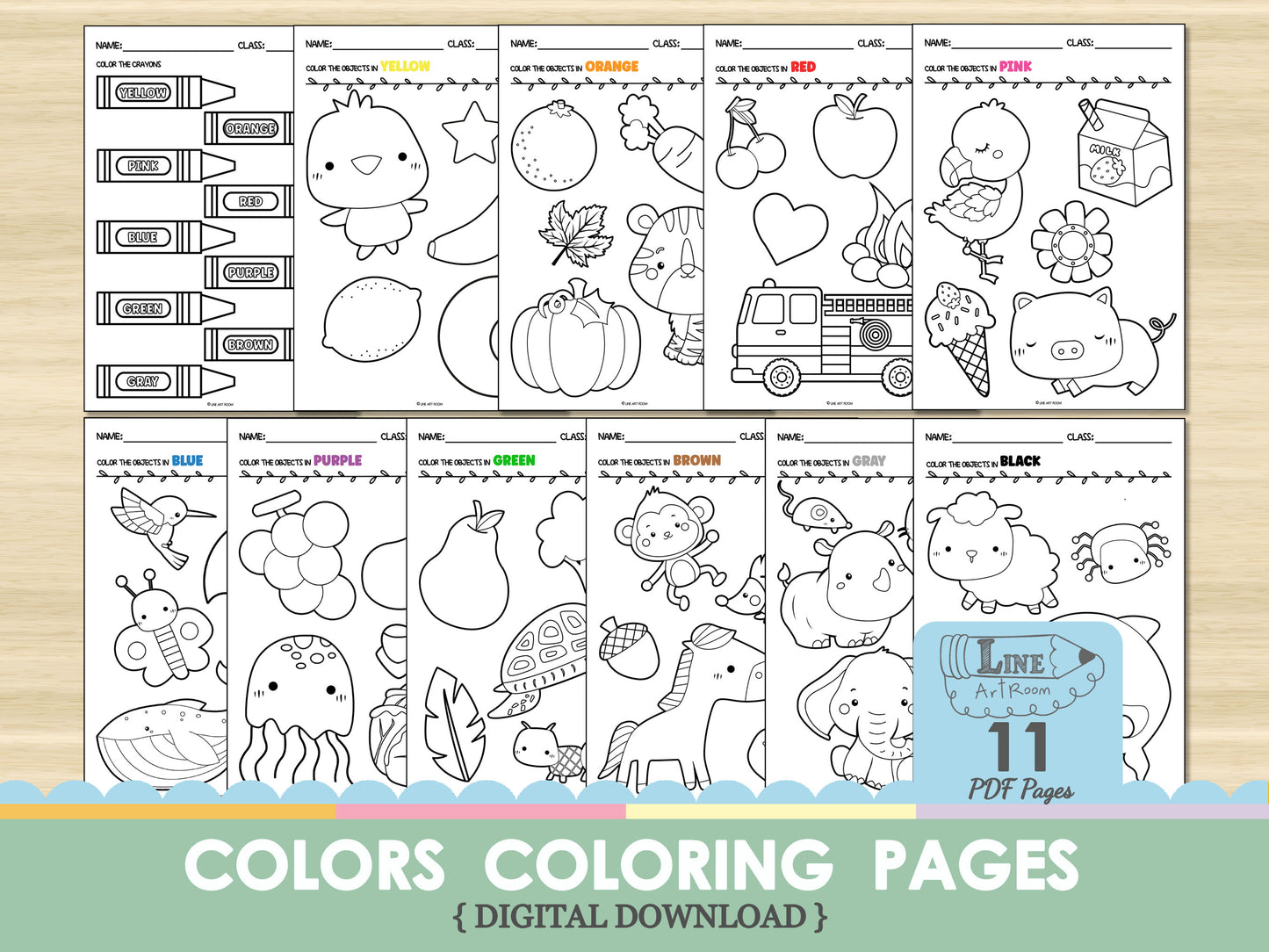 Colors Coloring Pages Top Overview