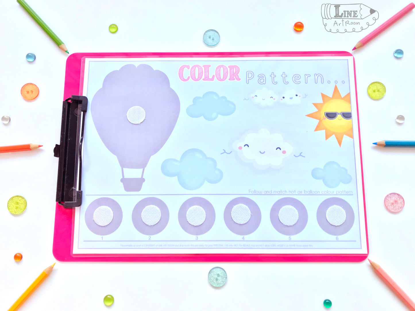 Colors Pattern Activity Sheet