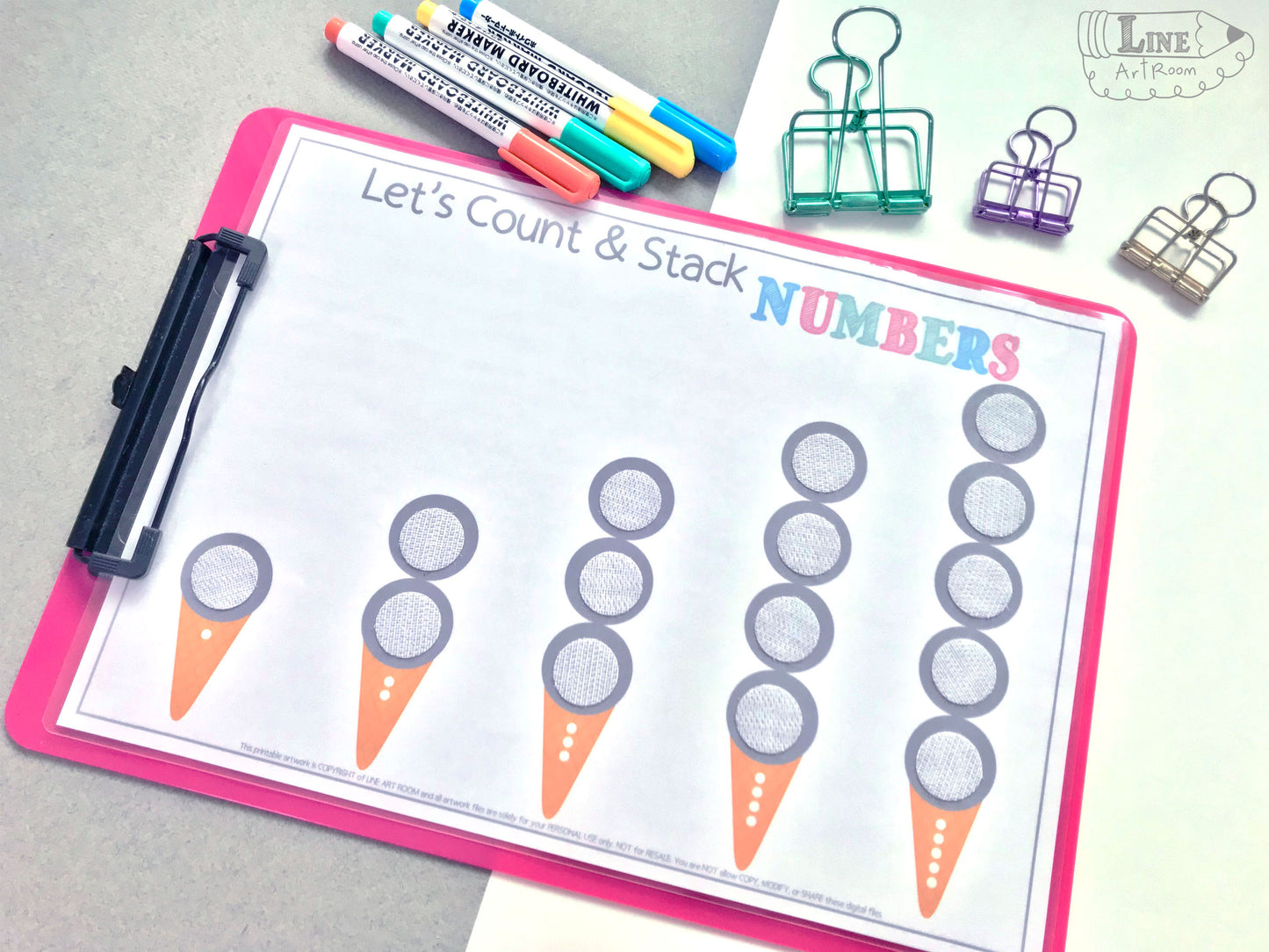 Count Stack Puff Numbers Activity 1