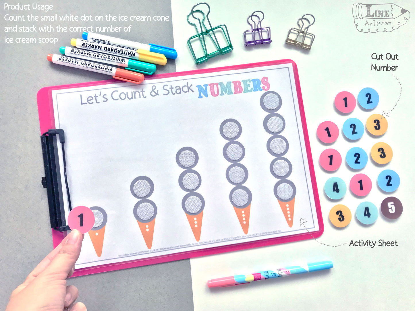 Count Stack Puff Numbers Product Usage 1