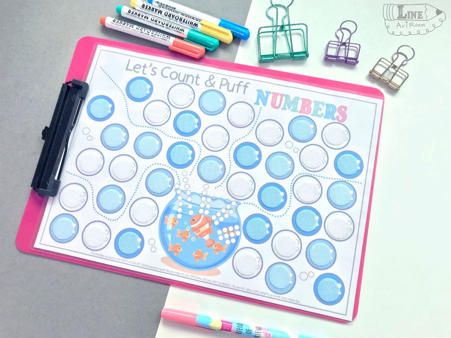 Count Stack Puff Numbers Activity 2