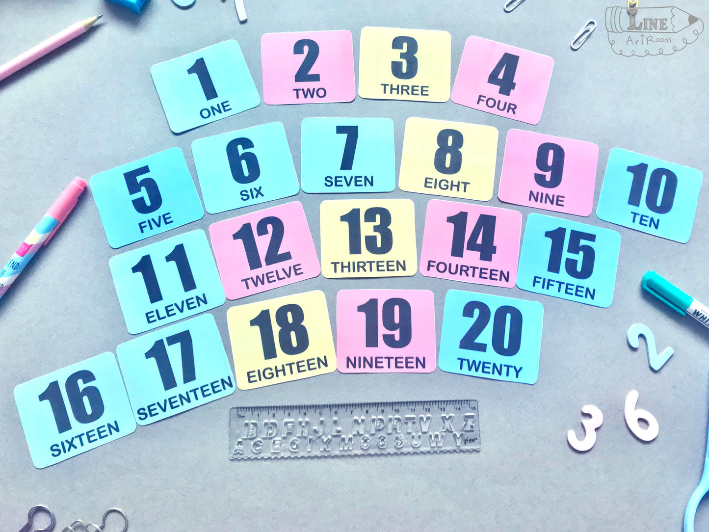 Count Match Numbers CutOut