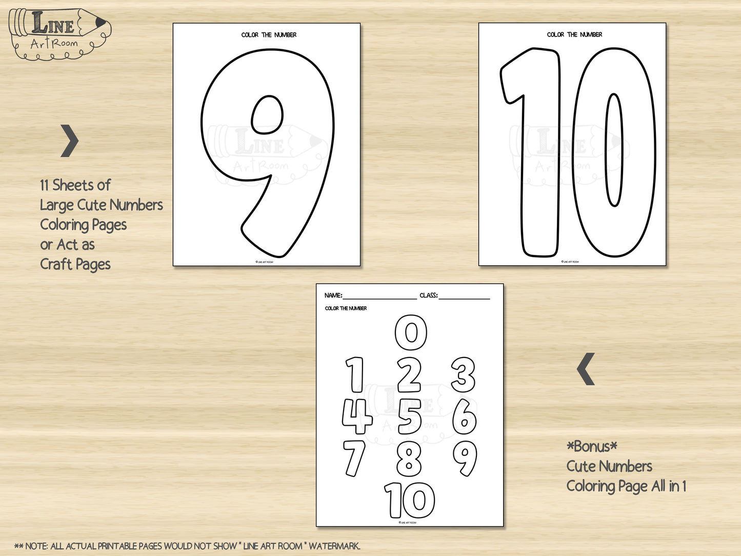 Cute Numbers Activity 4