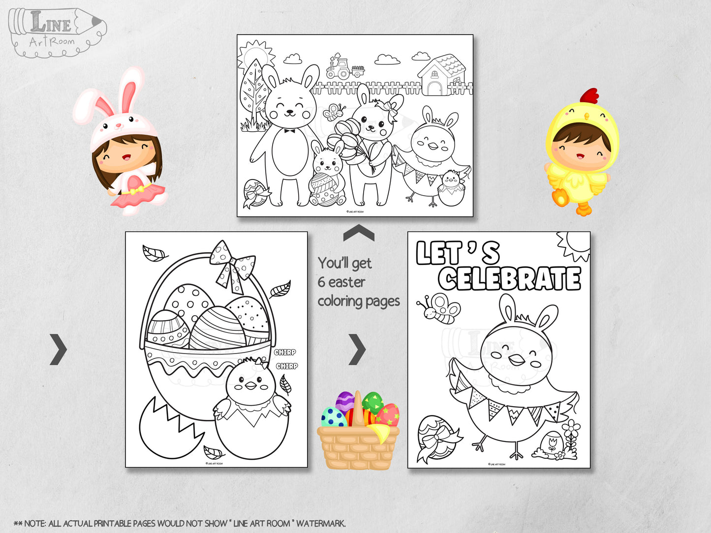 Easter Coloring Pages Activity 2