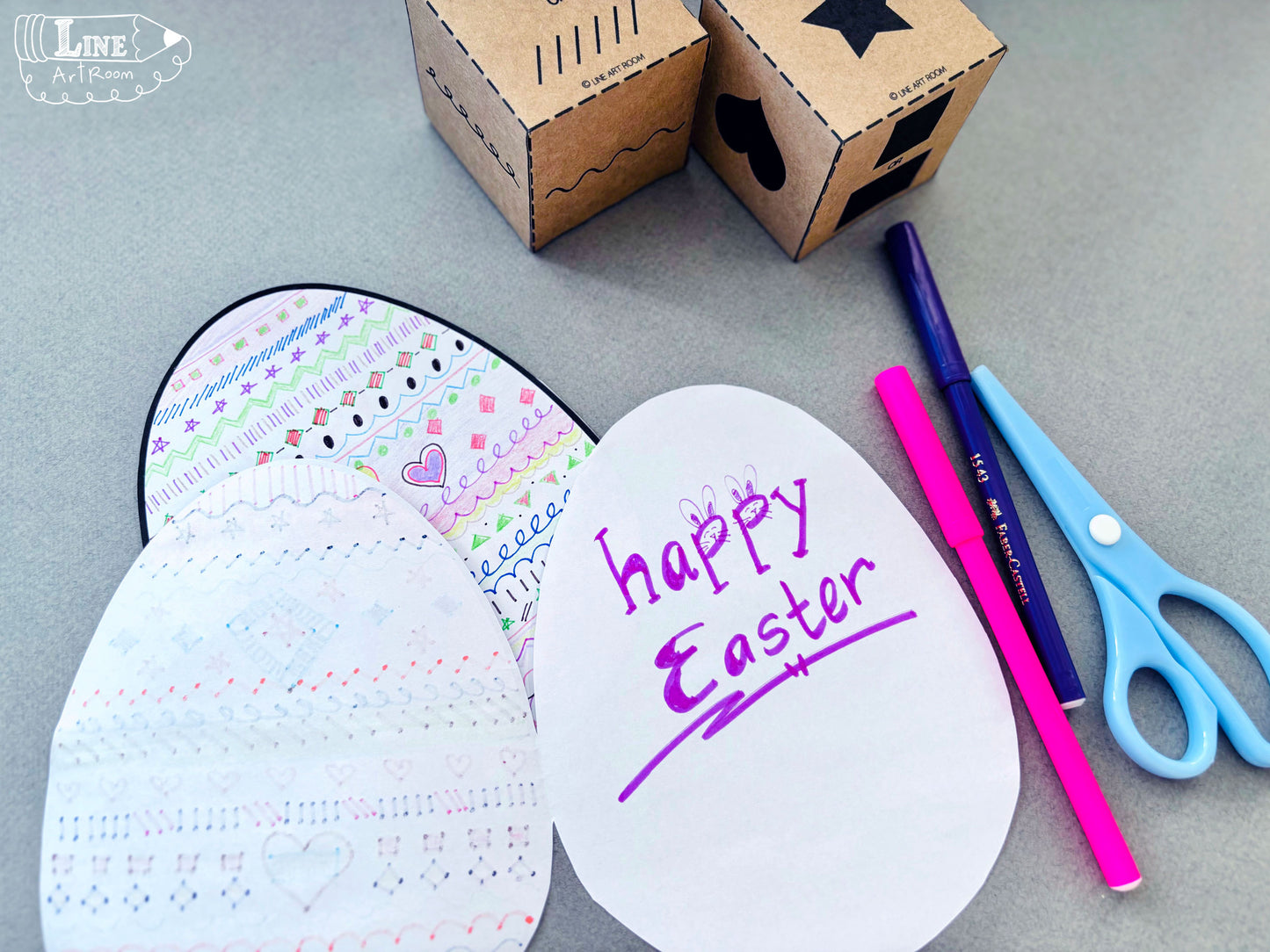 Easter Egg Card Decoration Activity 2