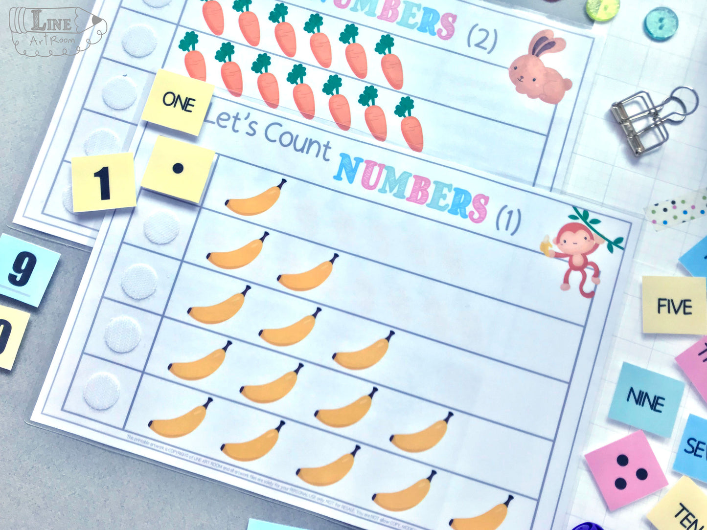 Numbers Counting Product Usage 2