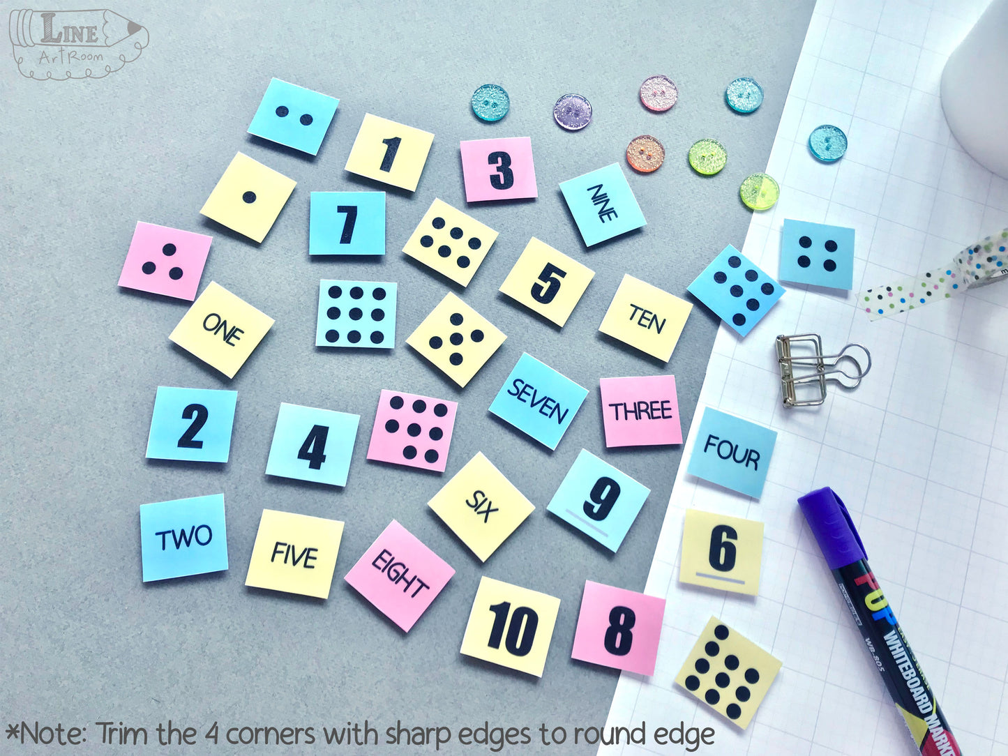 Numbers Counting CutOut
