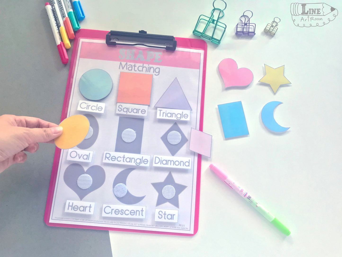 Shape Matching Product Usage Game 2