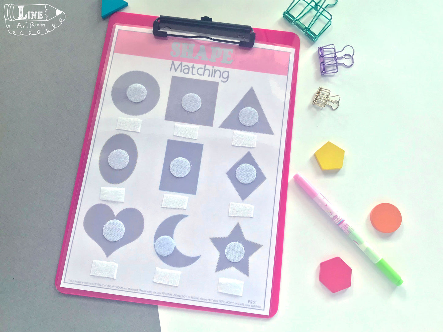 Shape Matching Activity Sheet