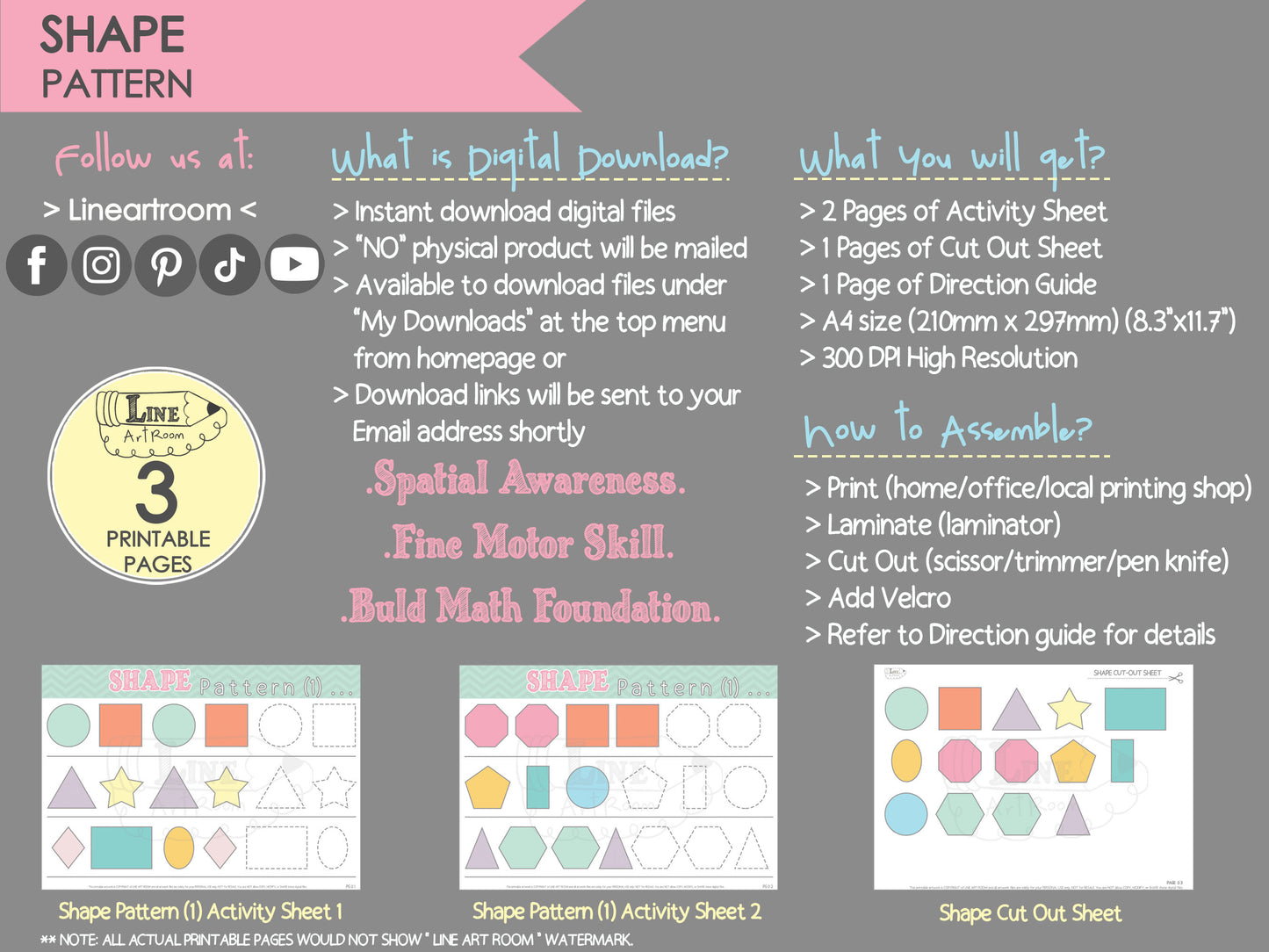 Shape Pattern Product Information