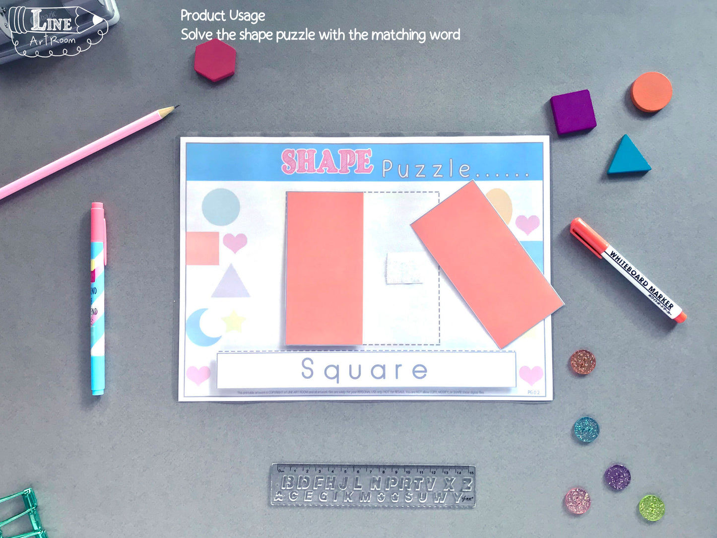 Shape Puzzle Product Usage Puzzle