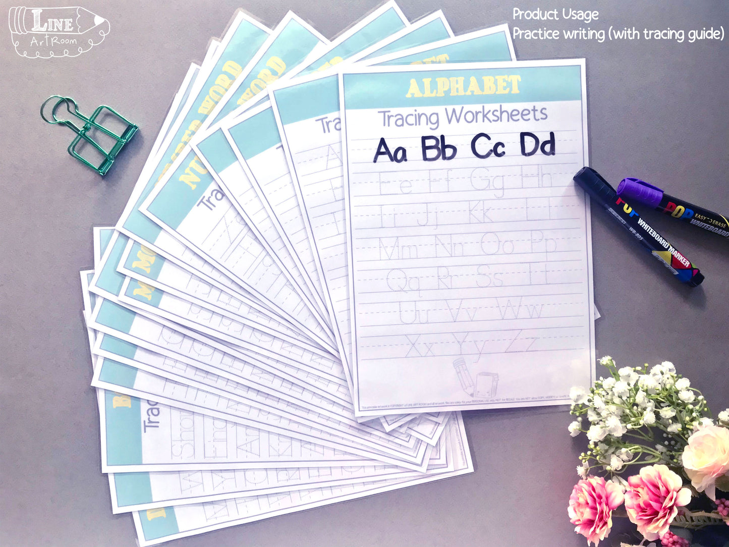 Tracing Worksheets Product Usage 1