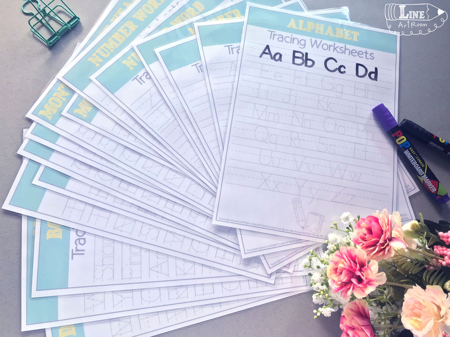 Tracing Worksheets Product Usage 2