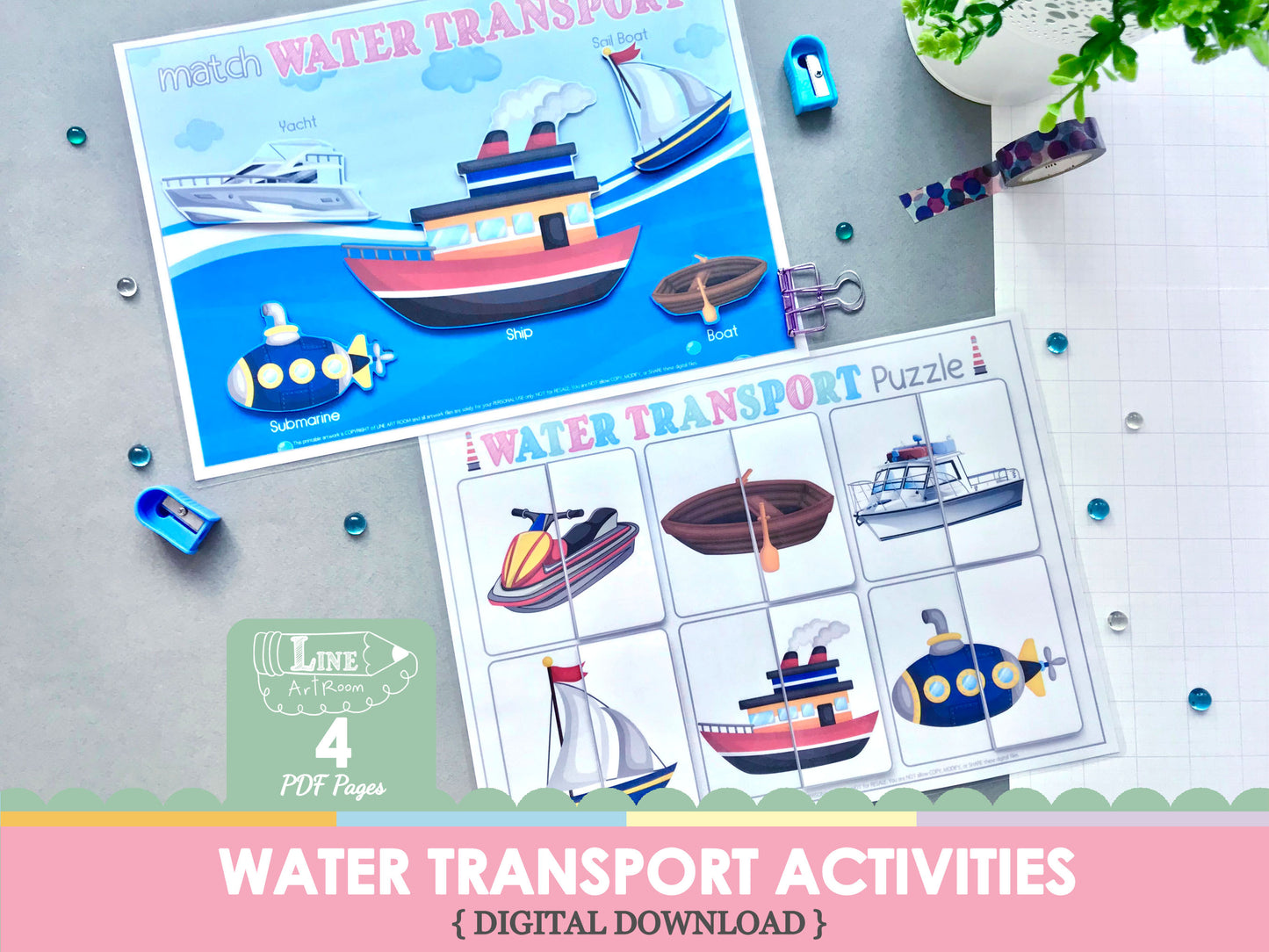Water Transport Matching & Puzzle Top Overview
