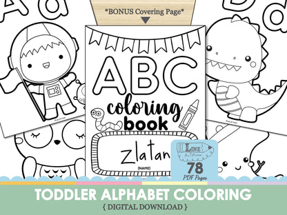 Alphabet Coloring Pages Top Overview