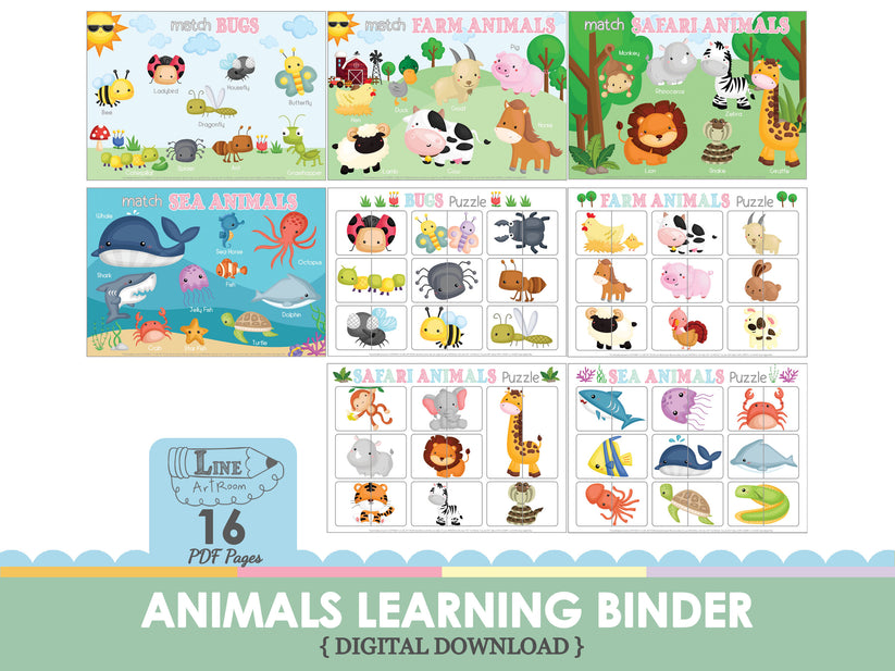 Learning About Animals Fine Motor Activities for Preschool to Enhance ...