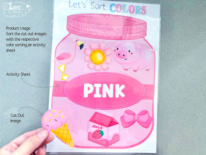 Color Sorting Jar Activity 3