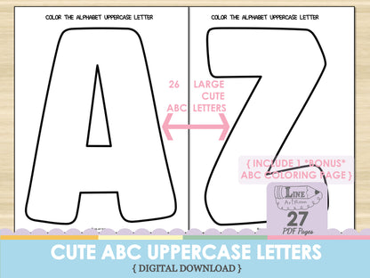 Cute Alphabet Uppercase Letters Top Overview