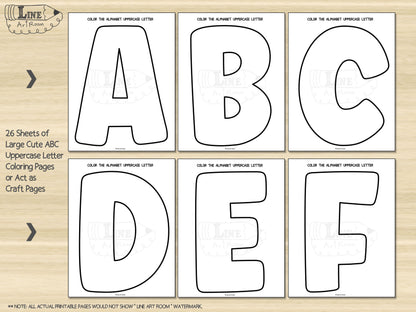 Cute Alphabet Uppercase Letters Activity 1
