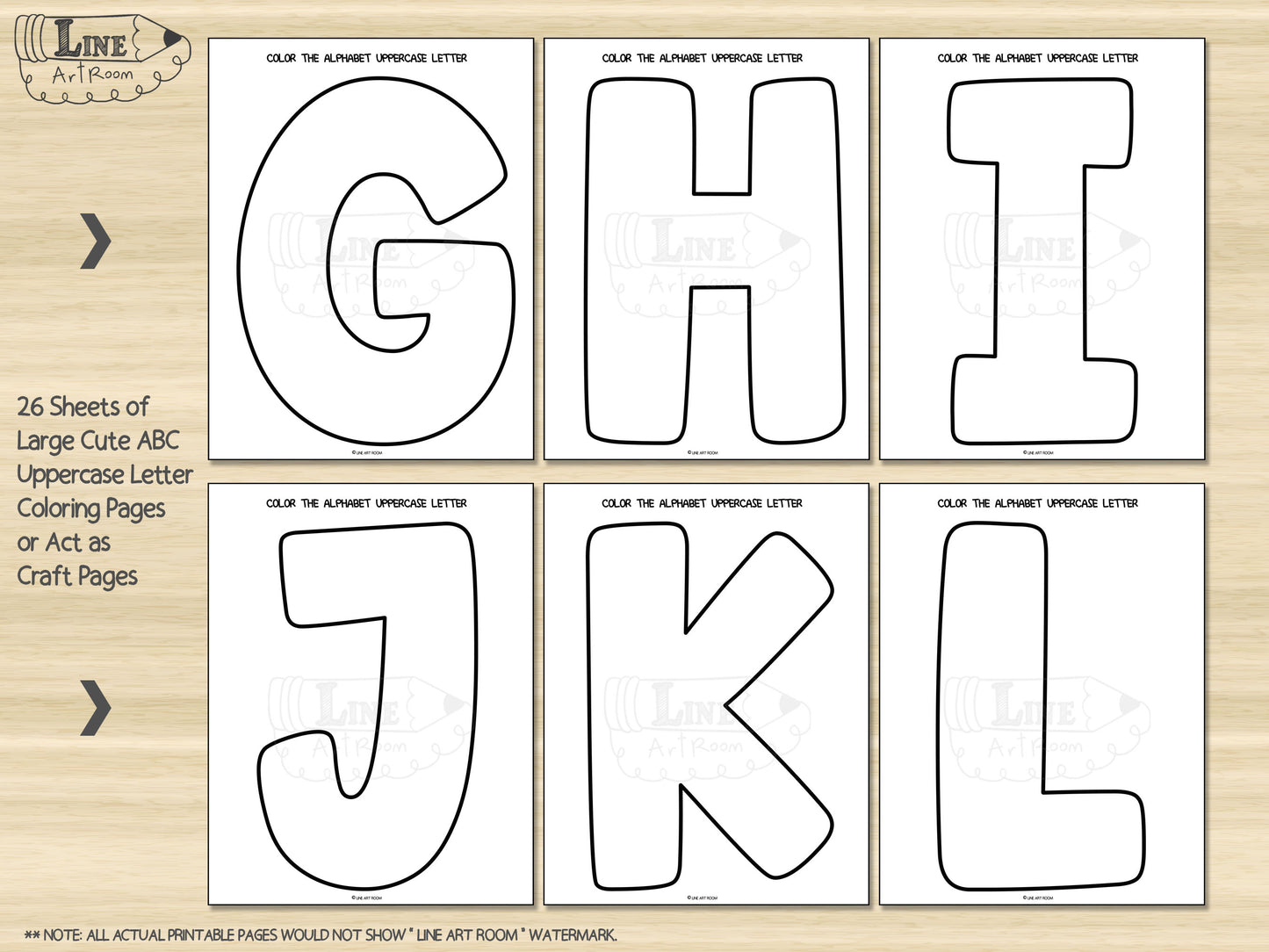 Cute Alphabet Uppercase Letters Activity 2