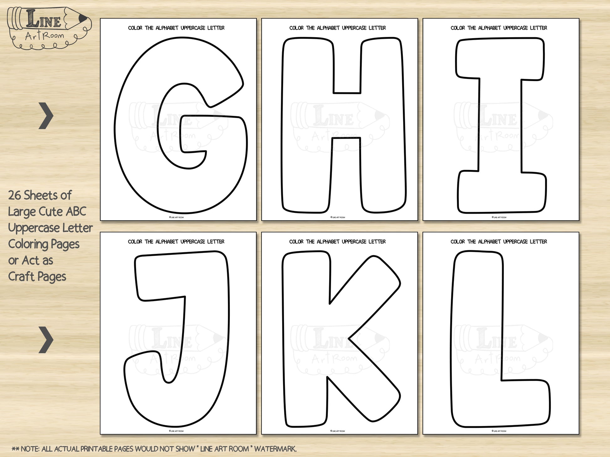 Cute Alphabet Uppercase Letters Activity 2