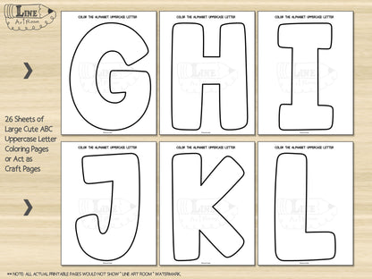 Cute Alphabet Uppercase Letters Activity 2