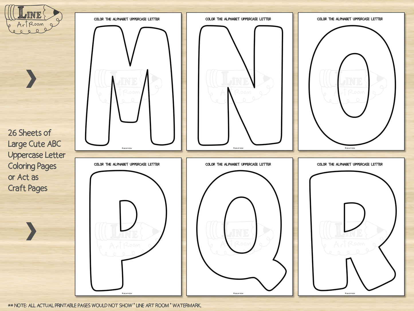 Cute Alphabet Uppercase Letters Activity 3