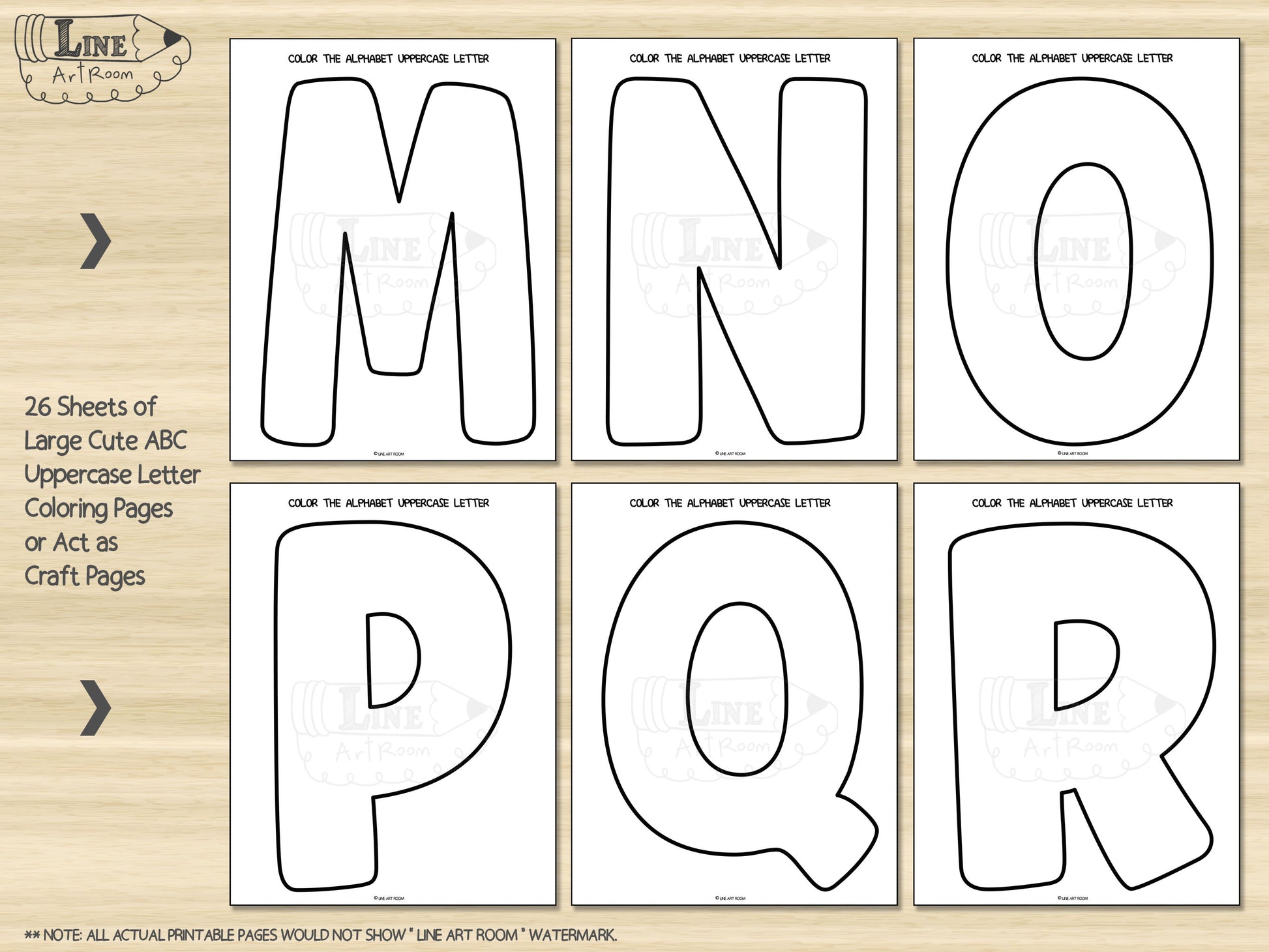 Cute Alphabet Uppercase Letters Activity 3