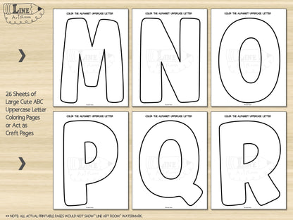 Cute Alphabet Uppercase Letters Activity 3