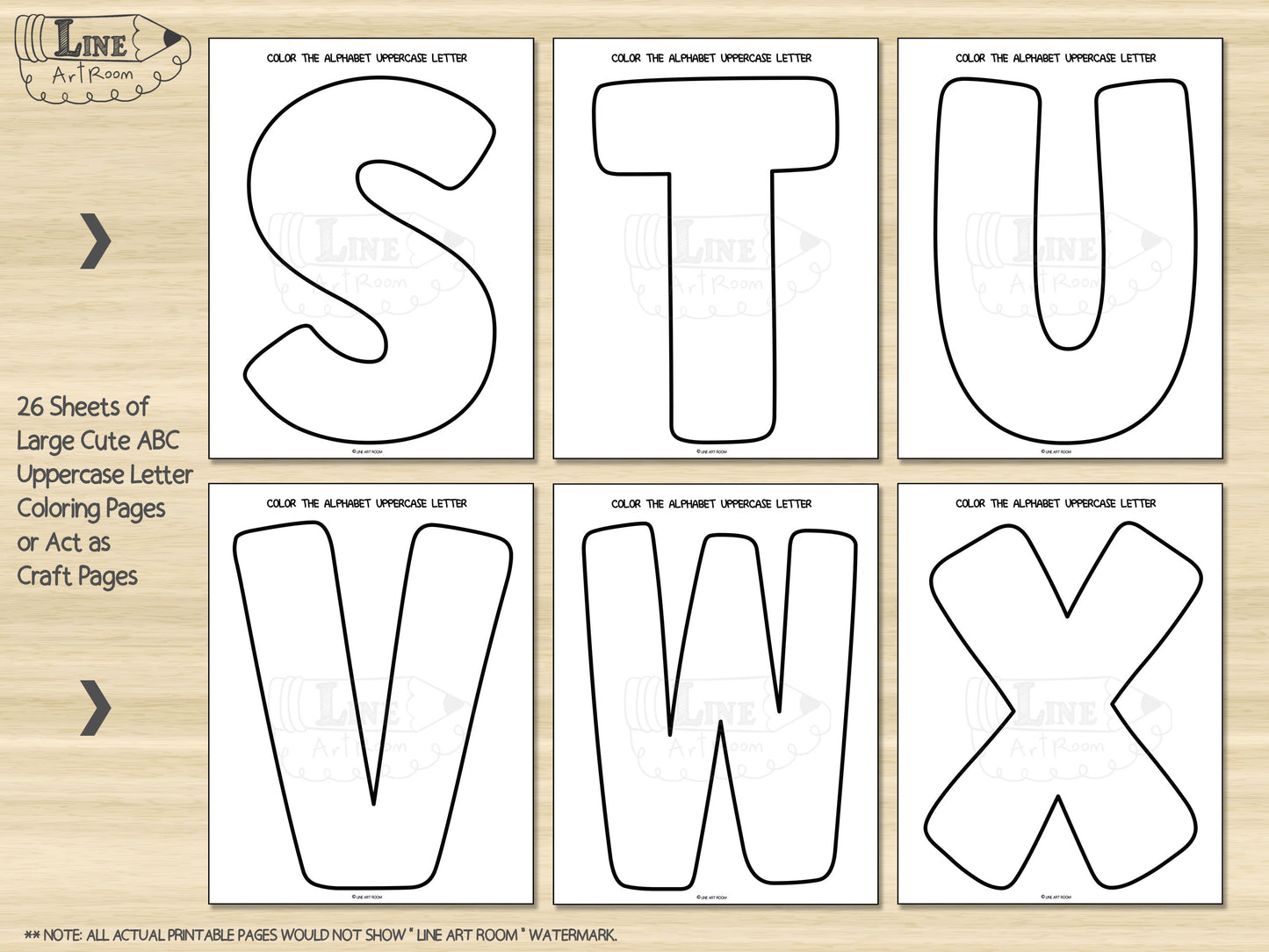 Cute Alphabet Uppercase Letters Activity 4