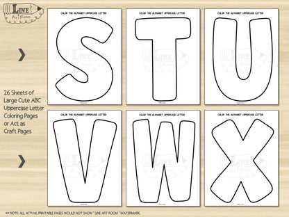 Cute Alphabet Uppercase Letters Activity 4