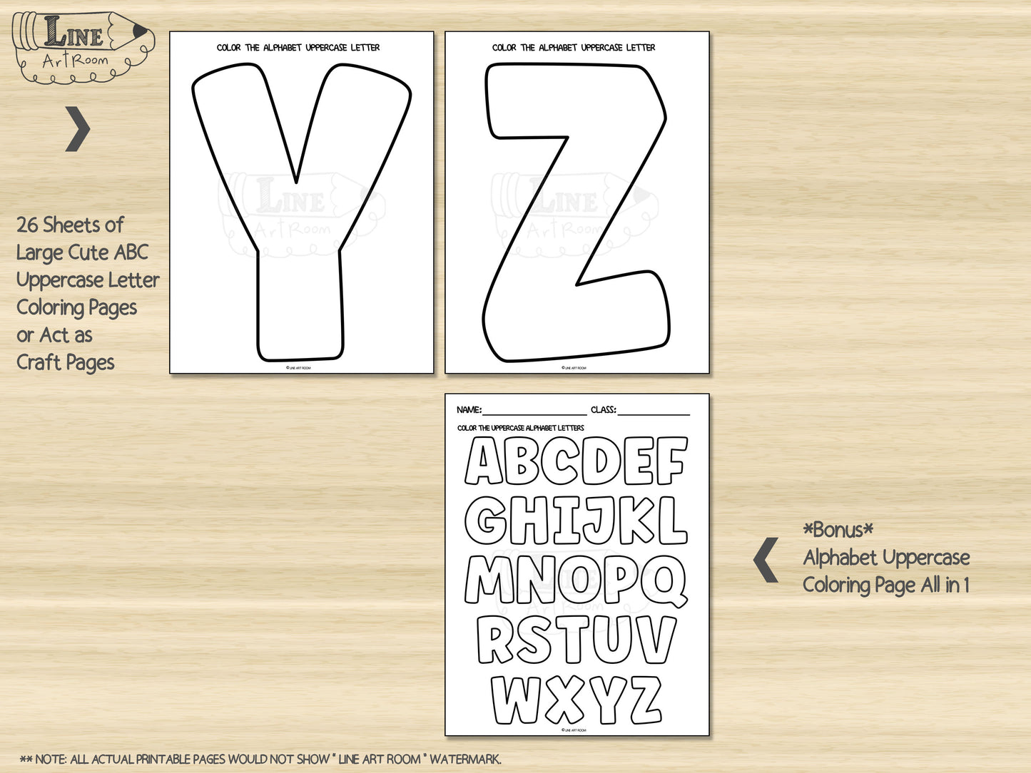 Cute Alphabet Uppercase Letters Activity 5