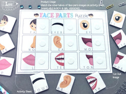 Preschool Face Parts Printable Activities for Kids to Boost Skills ...