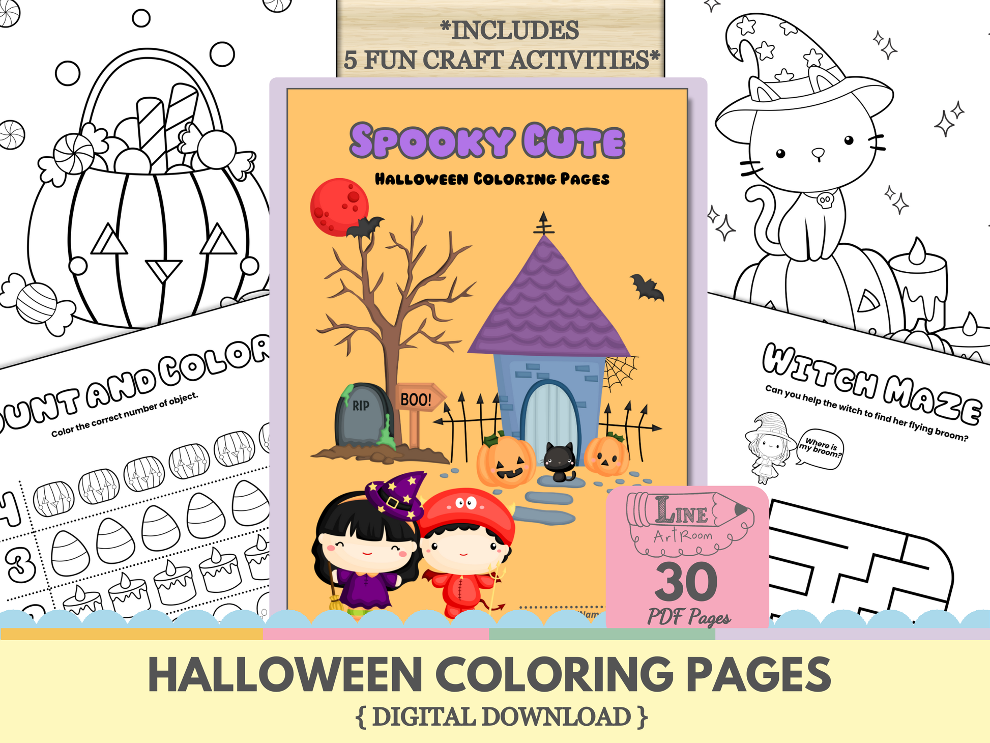 Halloween Coloring Pages Top Overview