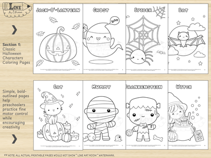 Halloween Coloring Pages Activity 1