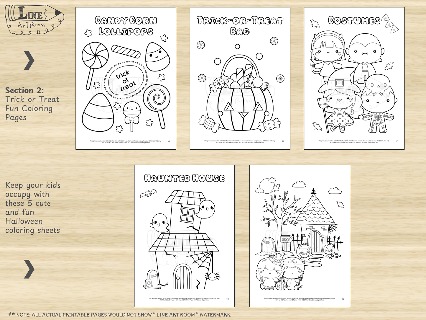 Halloween Coloring Pages Activity 2