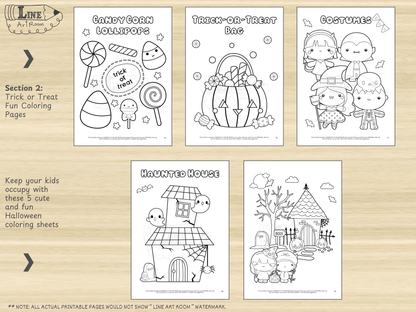 Halloween Coloring Pages Activity 2