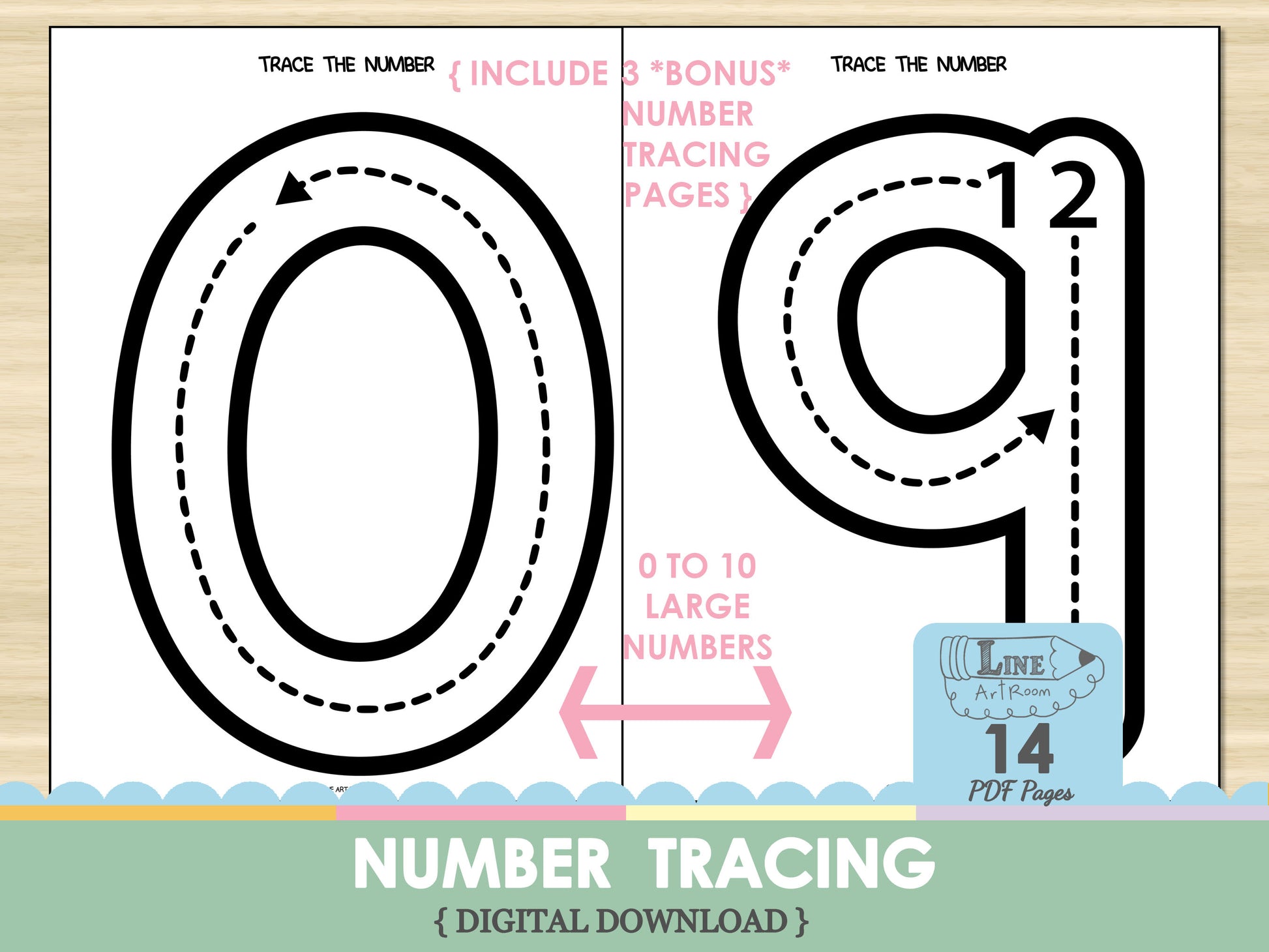 Number Tracing BW Top Overview