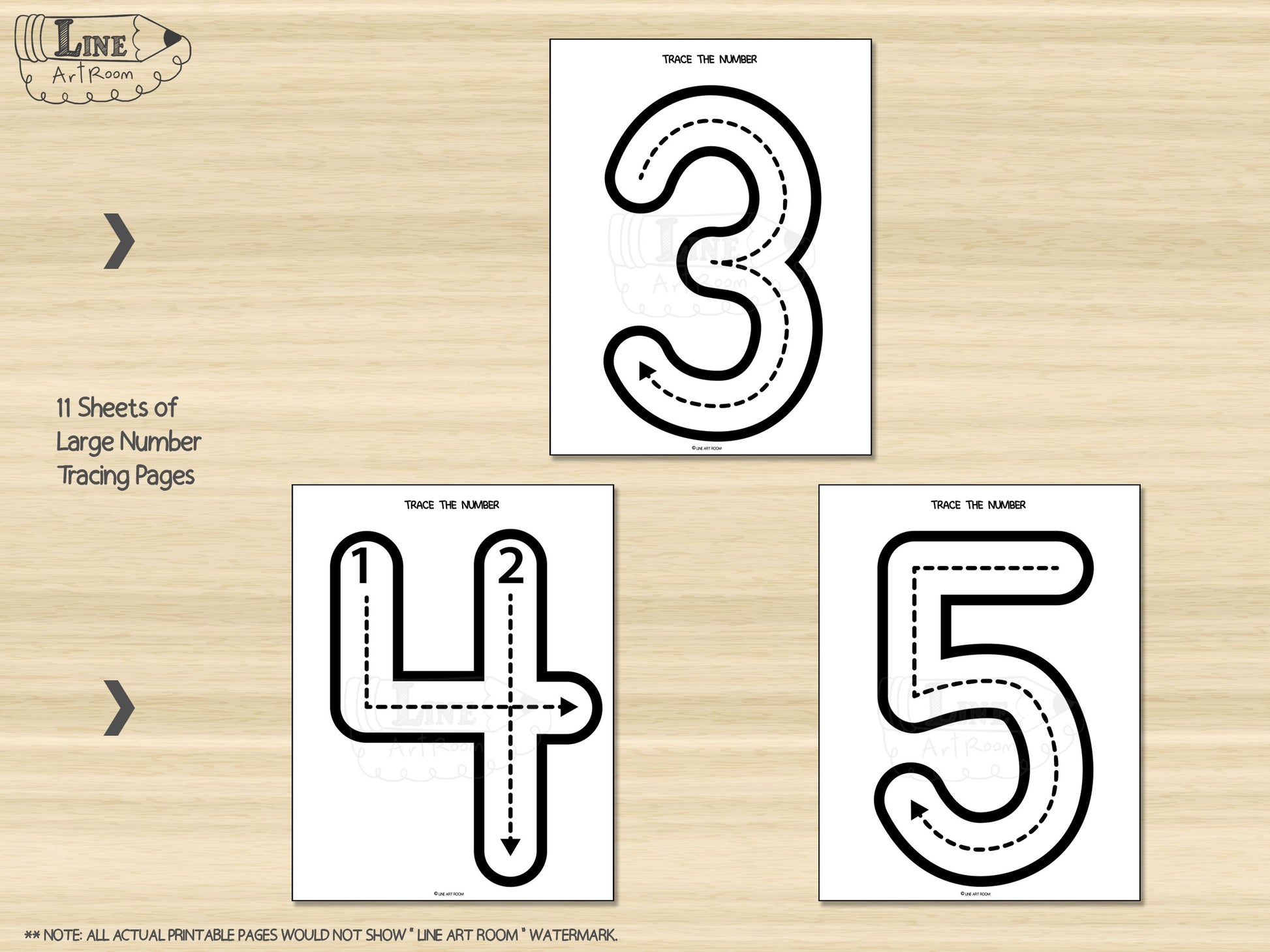 Number Tracing BW Activity 2