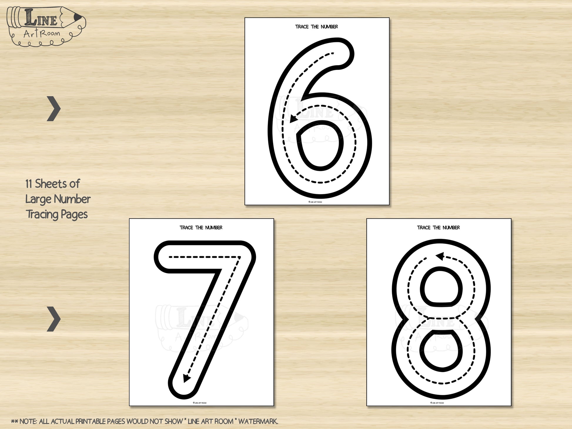 Number Tracing BW Activity 3