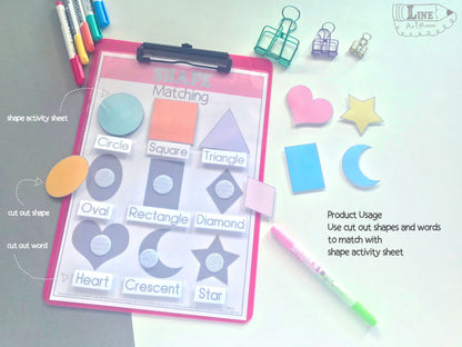 Shape Matching Product Usage Game 1