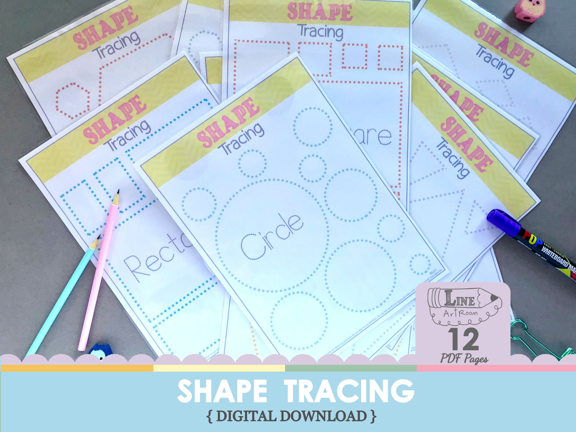 Shape Tracing Worksheets Top Overview