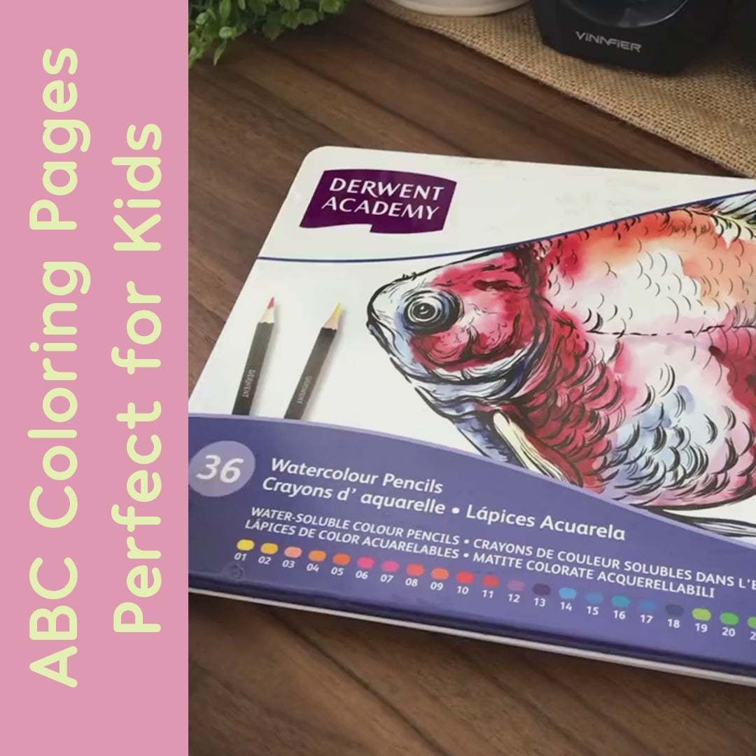 Alphabet Coloring Pages Video